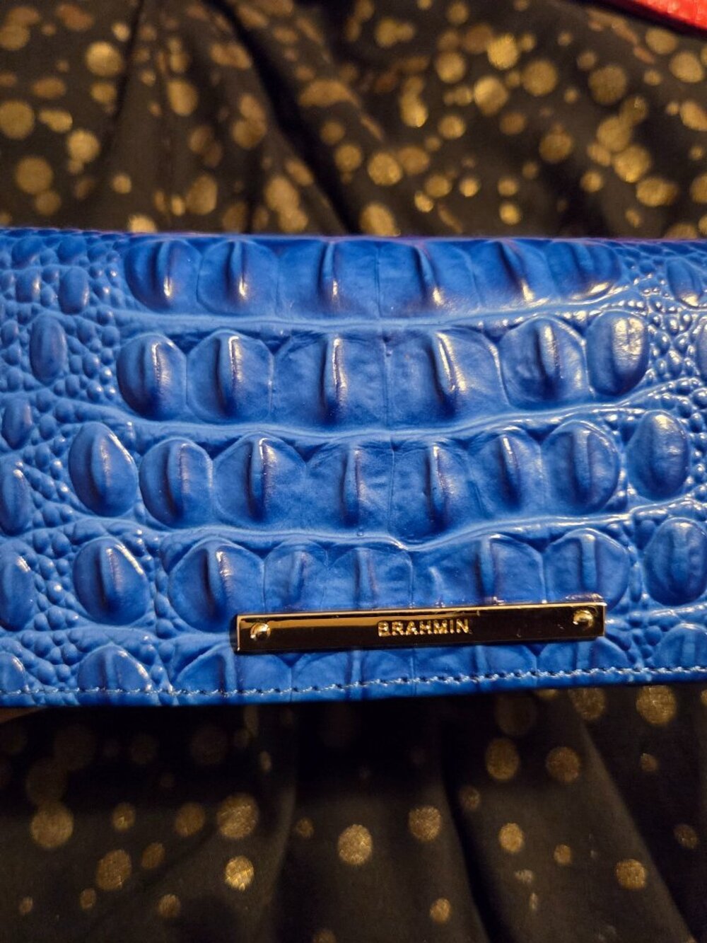 Brahmin Electric Blue Ady Wallet